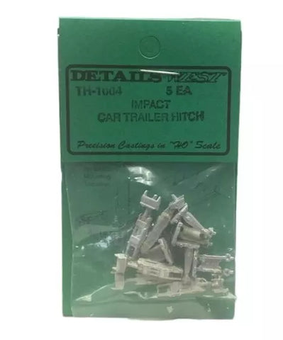 HO Scale Details West TH-1004 5 EA Impact Car Trailer Hitch