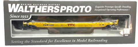 HO Scale Walthers Proto 920-109045 TTX DTTX 469220 Gunderson 53' Well Car