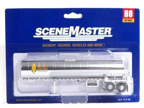 HO Scale Walthers SceneMaster 949-12354 Golden Kernel Corn Syrup Tank Trailer
