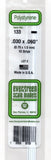 Evergreen 133 Styrene Strip Plastic .030" Thick x .060" 14" Long pkg (10)