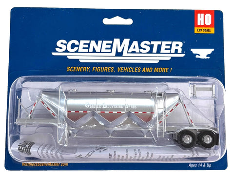 HO Scale Walthers SceneMaster 949-2626 Glacier Sands Dry Bulk Semi Trailer