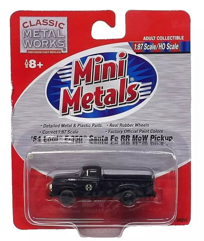 HO Scale Classic Metal Works 30210 Santa Fe 1954 Ford F-350 Pickup Truck