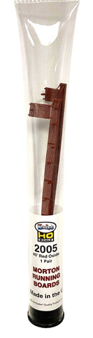 HO Scale Kadee #2005 40' Morton Boxcar Running Board Red Oxide (2 pcs)
