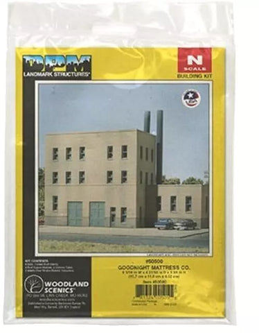 N Scale Design Preservation 50500 Goodnight Mattress Company Building Kit