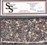 HO Scale Superior Scenics Small Boulders 10 oz Bag