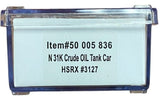 N Scale Atlas 50005836 HSRX 3127 High Sierra 31,000-Gallon Crude Oil Tank Car