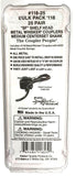HO Kadee #118-25 SF Shelf Whisker Metal Couplers Medium 9/32" Centerset (25)pr