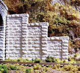 HO Scale Chooch 8401 Cut Stone Stepped Tunnel Abutment pkg (2)