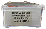 N Scale Atlas 50005569 Union Pacific MOW Green UP 914972 50' Steel Flatcar