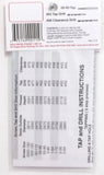 N Scale Micro Trains 98800121 Tap & Drill set