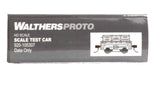 HO Scale Walthers Proto 920-105307 Data Only Gray Scale Test Car