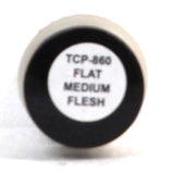 Tru-Color TCP-860 Flat Medium Flesh 1 oz Paint Bottle