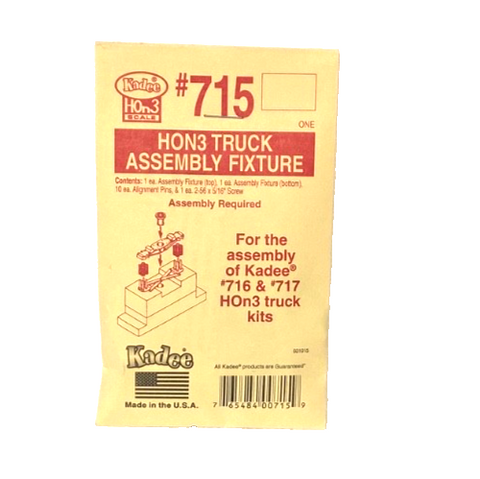 HOn3 Scale Kadee #715 Truck Assembly Fixture