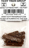 HO Scale Tichy Train Group 8145 8" Star Washer Casting pkg (96)