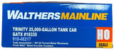 HO Scale Walthers MainLine 910-48217 GATX 18335 Trinity 25,000-Gallon Tank Car