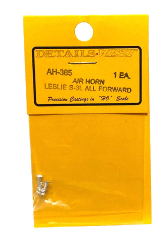 HO Scale Details West AH-385 Leslie S3L Airhorn All Bells Forward