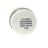 Tru-Color TCP-855-2 Brushable Weathered Gray Wood 2 oz Paint Bottle