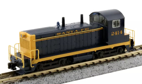 N Scale Kato 176-4376 Santa Fe ATSF 2414 EMD NW2 DCC Ready