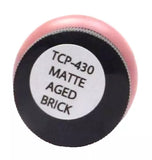 Tru-Color TCP-430 Matte Aged Brick 1 oz Paint Bottle