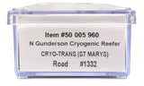 N Scale Atlas 50005960 Cryo-Trans CRTX 1332 St. Mary's Cryogenic Reefer