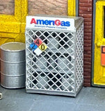 HO Scale ScaleSigns.com 15003 AmeriGas Propane Cage w/Tanks-Bottles