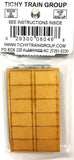 HO Scale Tichy Train Group 8046 9-Pane 52" x 34" Masonry Windows pkg (12)