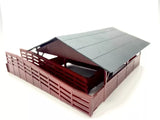 HO Scale Rock Island Hobby 42100 Pre-Built Railside Animal Shed Cattle Pen
