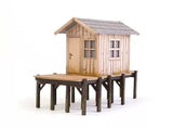 HO Scale Walthers SceneMaster 949-4110 Fisherman's Shanty Kit