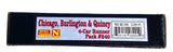 N Scale Micro Trains 98300240 Burlington 40' Single-Door Boxcar (4) Car Set