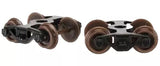 N Scale Atlas 22061 Friction Bearing Caboose Trucks (1) pr