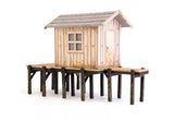 HO Scale Walthers SceneMaster 949-4110 Fisherman's Shanty Kit