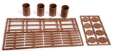 O Scale Tichy Train Group 2024 55-Gallon Drums with Lids & Pallets