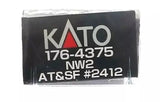 N Scale Kato 176-4375 Santa Fe ATSF 2412 EMD NW2 DCC Ready