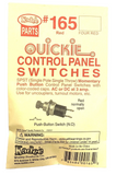 ALL Scale Kadee #165 Quickie Switches Red SPST Push Button Switch (4) pcs