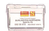 N Scale Micro Trains 092 00 610 BNSF 406414 ACF 39' 2-Bay Covered Hopper