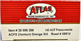 HO Atlas 20006286 Venturi ACFX 59914 Pressureaide Centerflow Covered Hopper