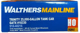 HO Scale Walthers MainLine 910-48216 GATX 18330 Trinity 25,000-Gallon Tank Car