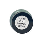 Tru-Color TCP-887 Brushable Flat Northern Pacific Dark Green 1 oz Paint Bottle