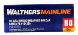 HO Walthers MainLine 910-40703 Santa Fe 124350 40' ARA Single Sheathed Boxcar