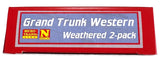 N Scale Micro Trains 983 05 074 Grand Trunk ACF 2-Bay Covered Hopper 2-Pack