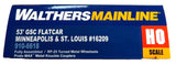 Walthers MainLine 910-6618 Minneapolis & St. Louis MSTL 16209 53' GSC Flatcar