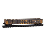 N Scale Micro Trains 170144014 Railgon GONX 310694 Weathered 52'6" Mill Gondola