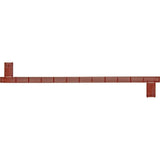 HO Scale Kadee #2005 40' Morton Boxcar Running Board Red Oxide (2 pcs)