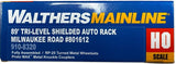 Walthers 910-8320 TTKX 801612 Milwaukee Road Tri-Level Shielded Auto Rack