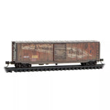 N Scale Micro Trains 98305087 Weathered Western Pacific WP 40' Boxcar 2-Pack