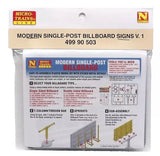 N Sclae Micro Trains 49990503 Modern Billboard Kit #1