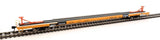 HO Walthers Proto 920-104217 TTX KTTX 960039 89' Bethlehem Flush-Deck Flatcar