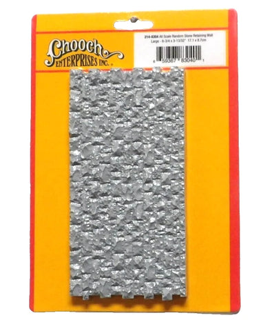 HO Scale Chooch 214-8304 Large Random Stone Retaining Wall