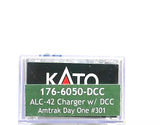 N Scale Kato 176-6050-DCC Amtrak 301 50th Day One Siemens ALC-42 Charger w/DCC