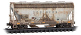 N Micro Trains 9244540 Norfolk Southern Ex-SOU #235249 Weathered Covered Hopper